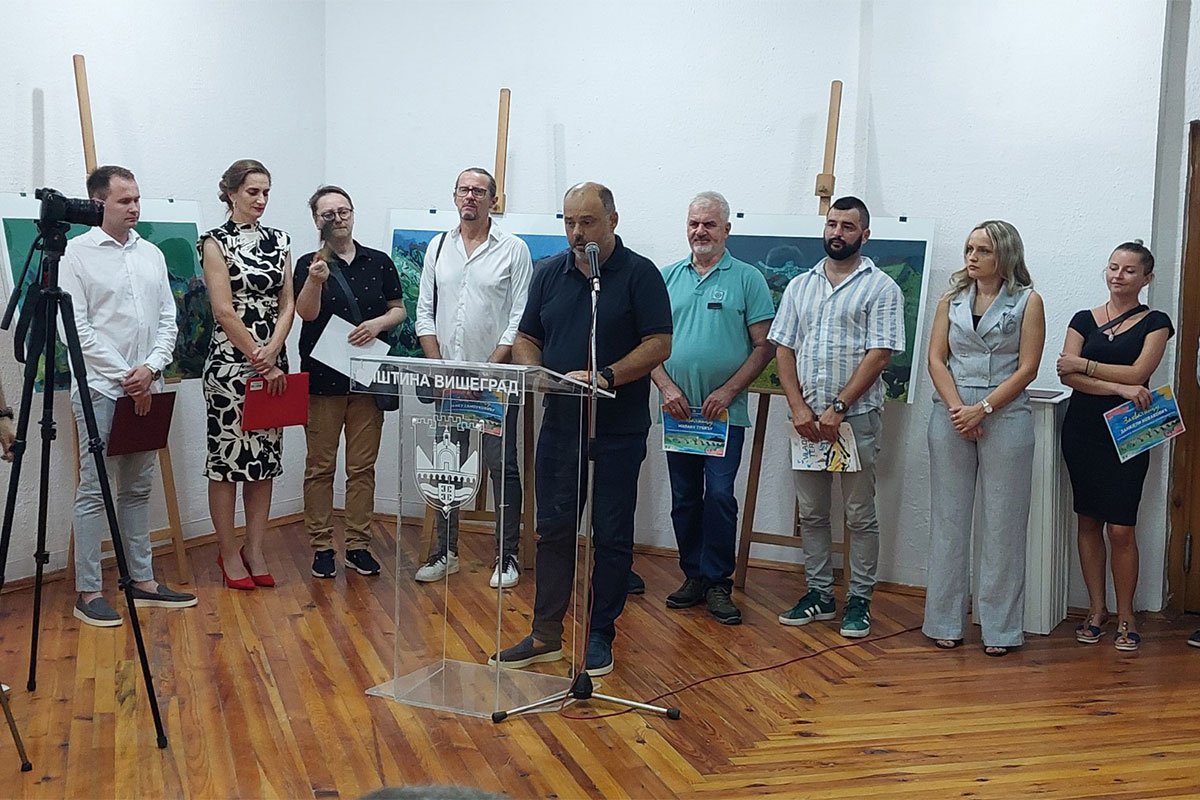 UČESTVUJE PREKO 20 UMJETNIKA Otvorena međunarodna likovna kolonija u Višegradu