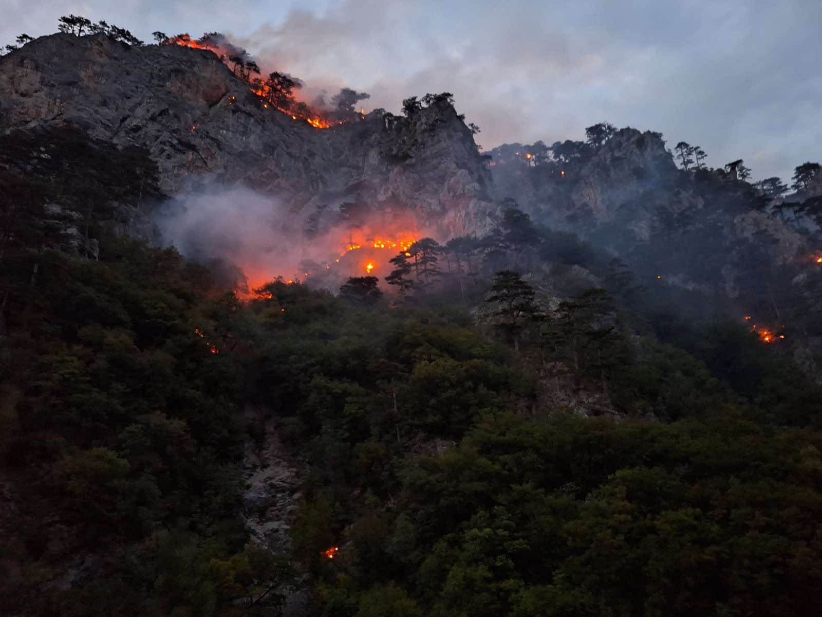 VATRENA STIHIJA NE JENJAVA Helikopteri iz Srbije i Srpske gase novi požar na Tjentištu