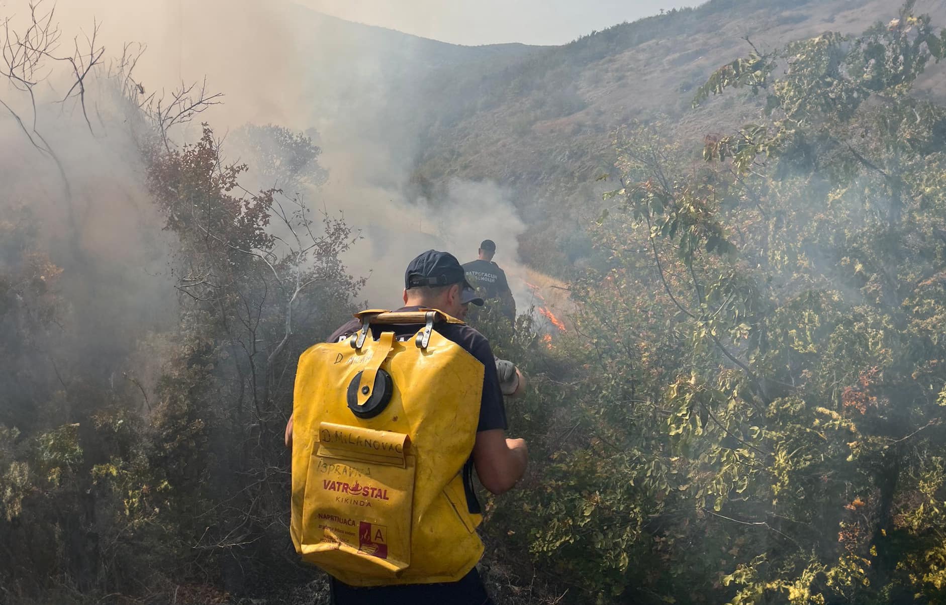 (FOTO) SEKTOR ZA VANREDNE SITUACIJE NA NOGAMA Lokalizovani požari na Vidliču, u Stanči, aktivan požar kod Ušća