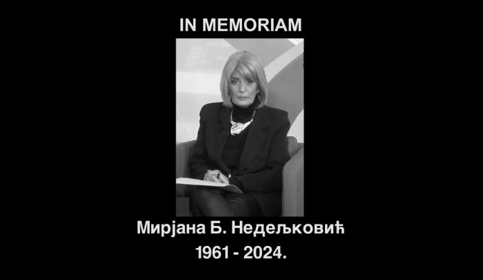 BORILA SE SA TEŠKOM BOLEŠĆU Umrla poznata novinarka Mirjana Nedeljković