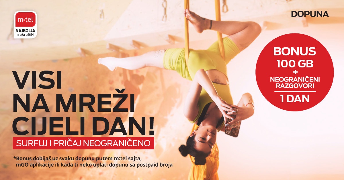 Dan neograničenih razgovora i 100 GB neta