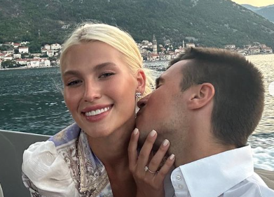 (FOTO) PODIJELILA I SLIKE IZ SOBE Đorđe Đoković i njegova supruga Saška danas proslavljaju treću godišnjicu
