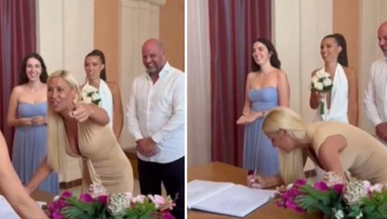 (VIDEO) MARIJANA KUMOVALA NA VJENČANJU BIVŠEG MUŽA Srećno kumovi, ja sam već dala!