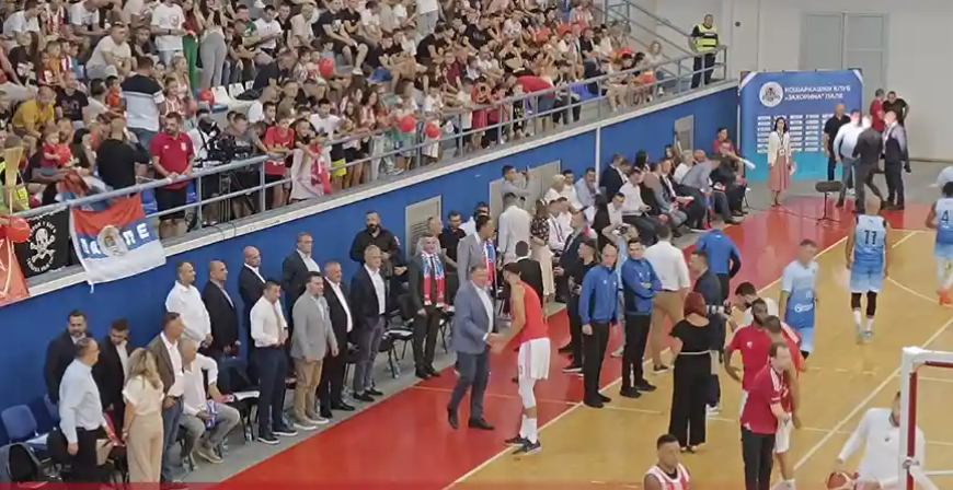 (FOTO) MEČ IZMEĐU ZVEZDE I JAHORINE Dodik: Utakmica na Palama pokazuje povezanost Srpske i Srbije