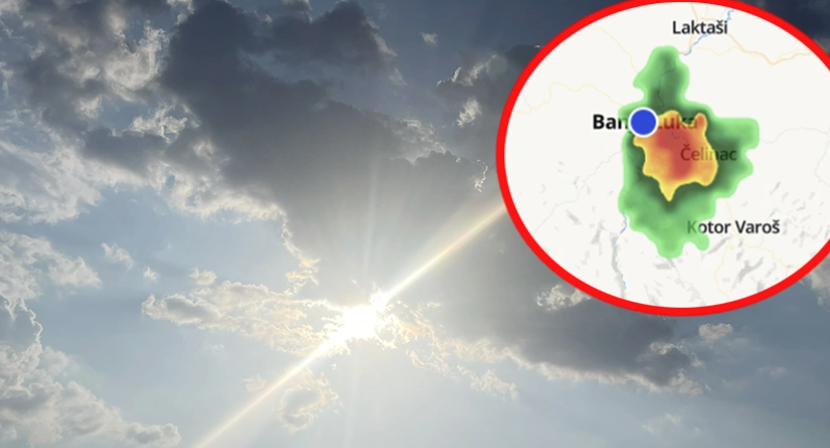 RADAR UOČIO NEŠTO "ČUDNO" Šta donosi oblak iznad Banjaluke?