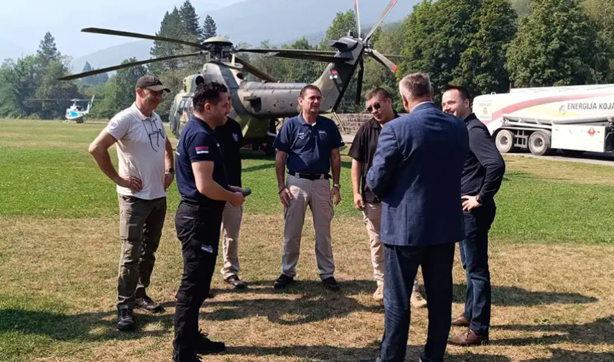 OGLASIO SE DIREKTOR NACIONALNOG PARKA Požari na Tjentištu pod kontrolom