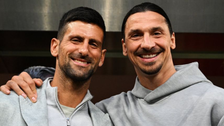 (FOTO) S JASNOM PORUKOM Zlatan Ibrahimović se oglasio i čestitao Novaku Đokoviću u svom stilu