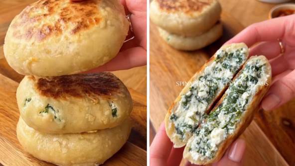 SAVRŠENE ZA SVAKI OBROK Lepinjice punjene špinatom i mladim sirom