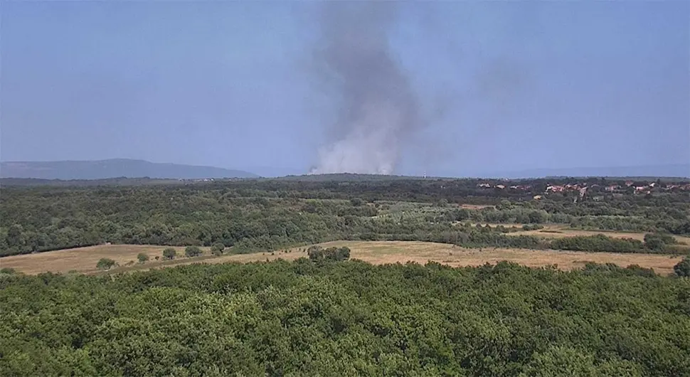 OKO 30 VATROGASACA NA TERENU Novi požar u Hrvatskoj, gori na području Istre