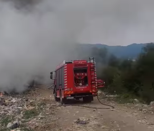 "USPJELI SMO DA PRONAĐEMO GLAVNO ŽARIŠTE" Ugašen požar na deponiji kod Kotor Varoša