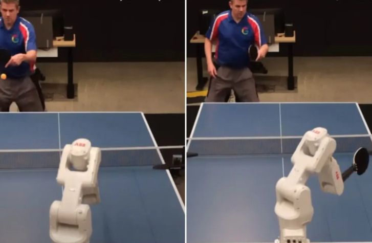 KUDA PLOVI OVAJ BROD?! Gugl robot pobjeđuje ljude u stonom tenisu