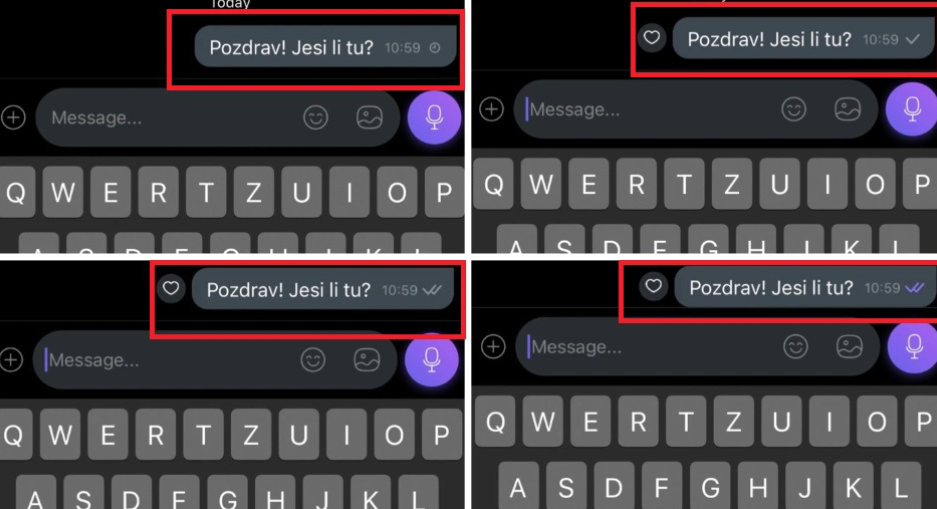 STATUS PORUKE SE GODINAMA NE MIJENJA Kako da znate da li ste je uspješno poslali i šta znače znakovi pored nje?