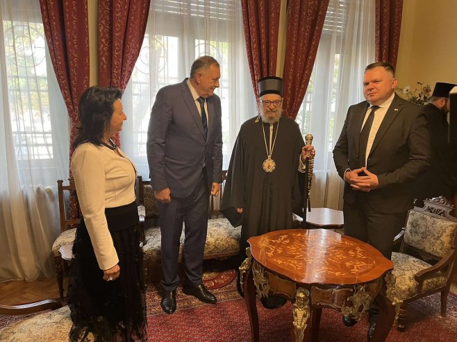 EPARHIJA BUDIMSKA Vladika Lukijan: Posjeta predsjednika Dodika velika čast