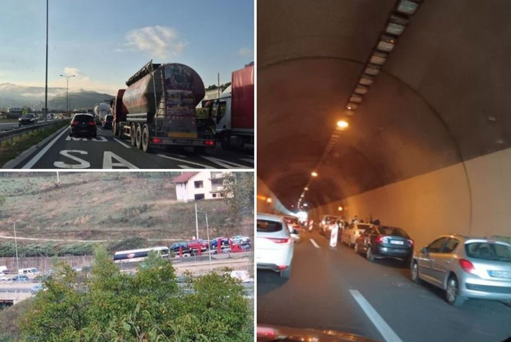 SAOBRAĆAJNI KOLAPS PREMA SARAJEVU Četiri vozila se sudarila u tunelu