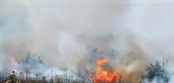 VATROGASCI NA TERENU Požar na Gradskoj deponiji u Bijeljini