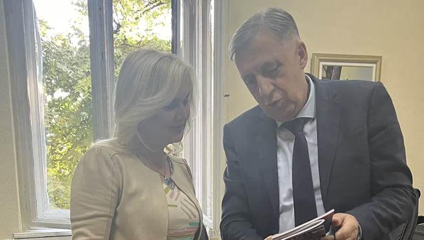 "DANI SRPSKE U SRBIJI" Cicović i Anđelić dogovorili projekat u oblasti očuvanja srpskog jezika