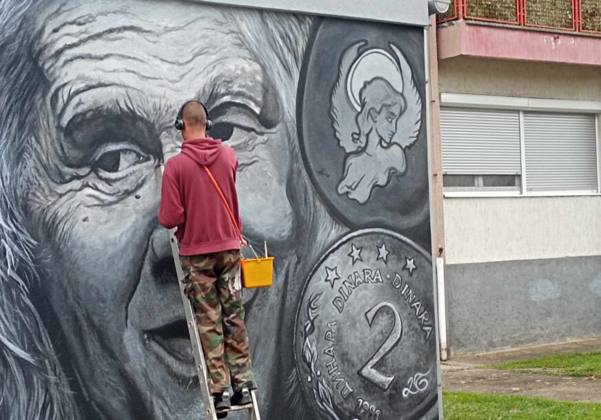 "DVA DINARA DRUŽE" Bora Đorđević dobio mural u Doboju