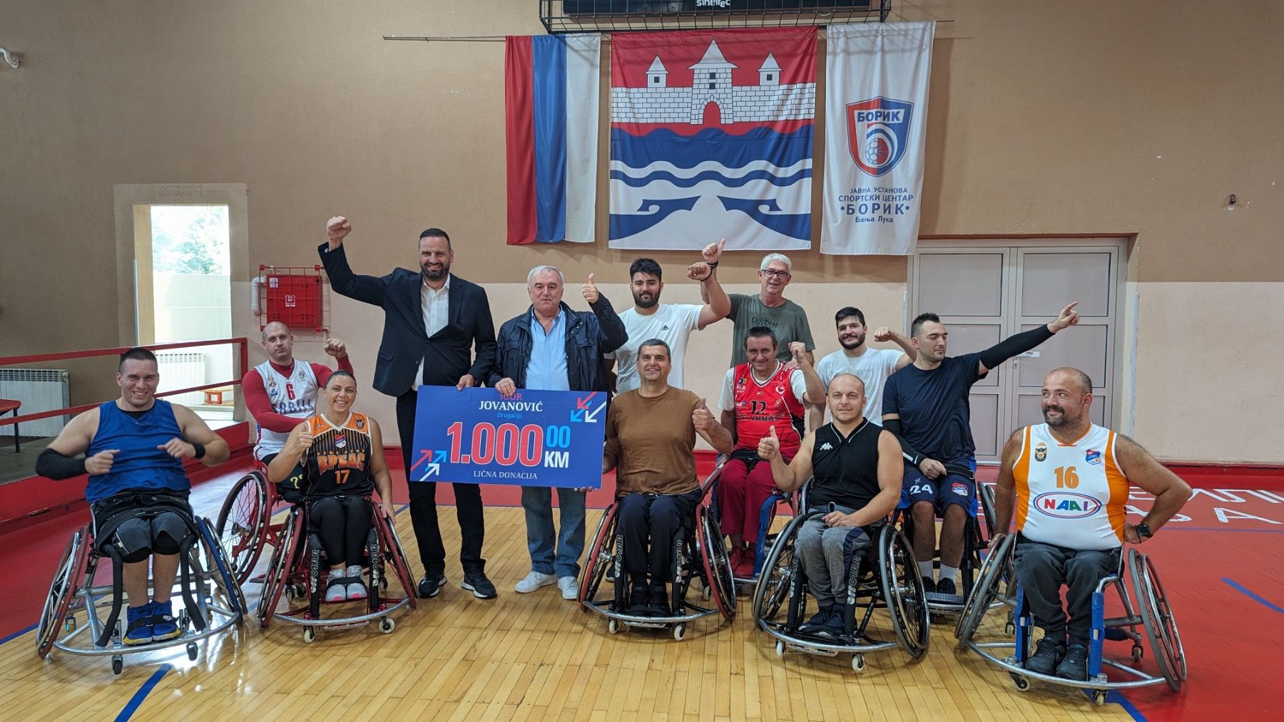 (FOTO) IGOR JOVANOVIĆ DONIRAO 1.000 MARAKA KKI „VRBAS“ Umičević zahvalan na značajnoj donaciji: Svaka pomoć je dobrodošla