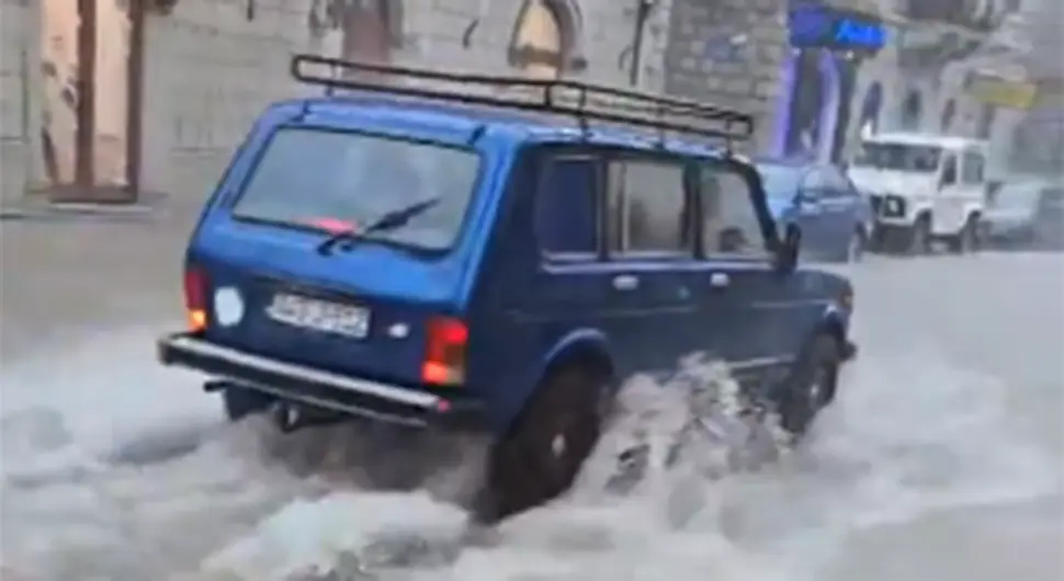 OBILNE PADAVINE Voda ušla u nekoliko podruma u Trebinju