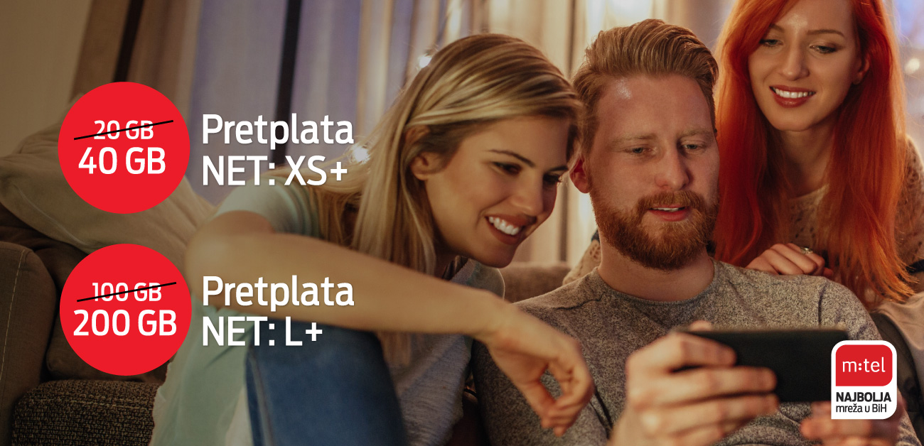 m:tel Pretplata Net tarife sada sa duplim gigabajtima!