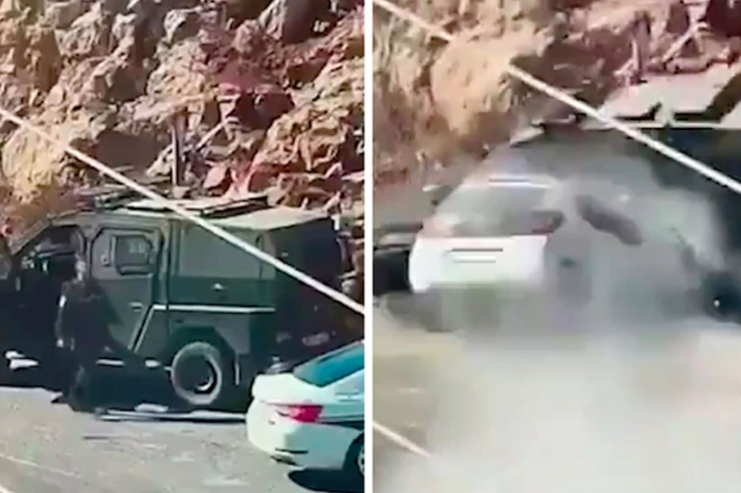 (VIDEO) ISTRAŽUJE SE KAO TERORISTIČKI NAPAD Palestinac se punom brzinom zakucao u izraelski oklopnjak