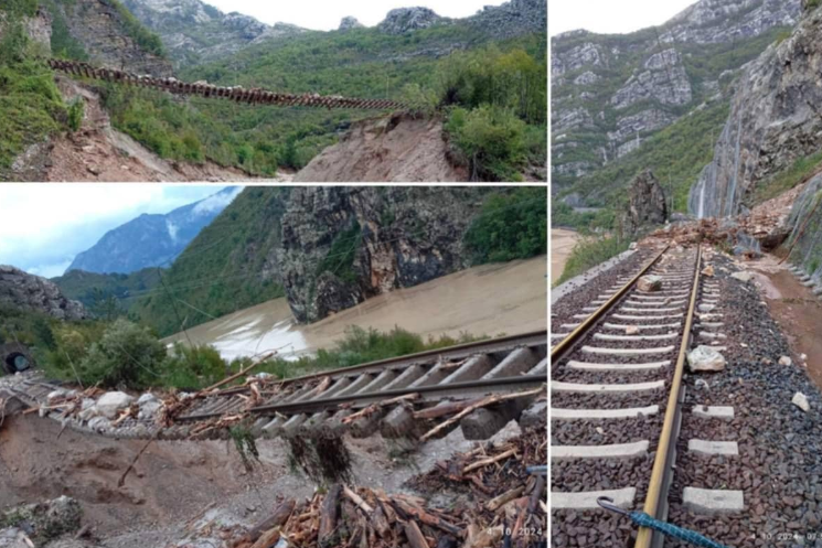 (VIDEO) STRAVIČNE SCENE U JABLANICI Pruga visi u vazduhu