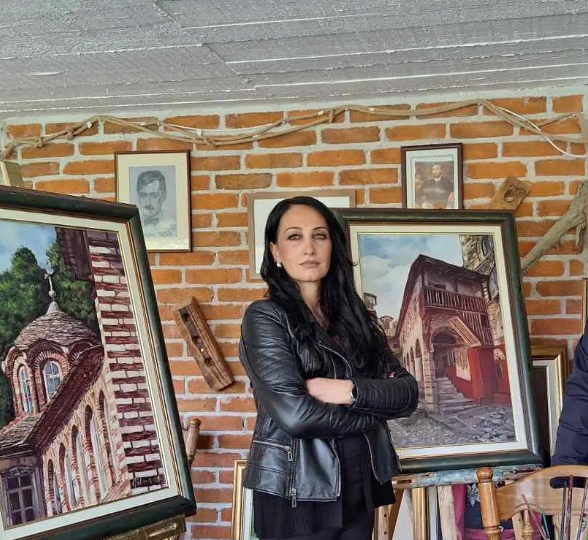 CRNOGORSKA UMJETNICA STVORILA REMEK-DJELA ZA MANASTIR OSOVICA Žene ne smiju u Hilandar, ali su joj fotografije bile dovoljna inspiracija