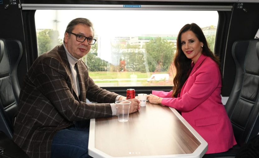 (FOTO) IŠAO 200 KILOMETARA NA ČAS Vučić stigao u Suboticu vozom za testiranje brze pruge