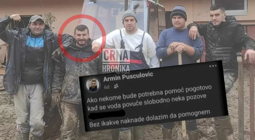 I KAMEN BI ZAPLAKAO Prije tri dana Armin pomagao unesrećnima u poplavama, a onda je izgubio život