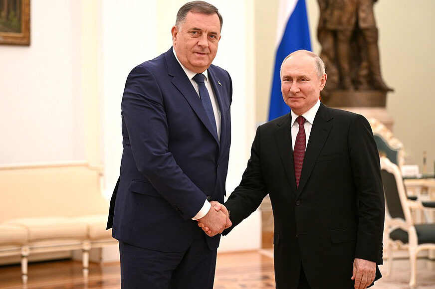 DODIK ČESTITAO ROĐENDAN PUTINU "Duboko sam Vam zahvalan na neprestanom prijateljskom odnosu prema Srpskoj"
