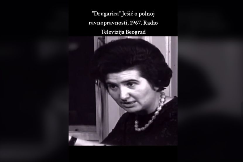 (VIDEO) "NEKAD SMO BILI DRŽAVA" Snimak drugarice Ješić i jugoslovenske lekcije o feminizmu otvorio burno raspravu