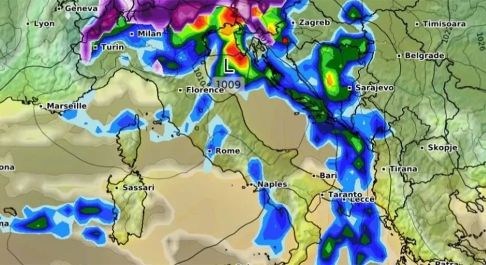 ZIMSKO VRIJEME I NAGLI PAD TEMPERATURE Prema Balkanu ide hladni talas, ova područja će biti na udaru