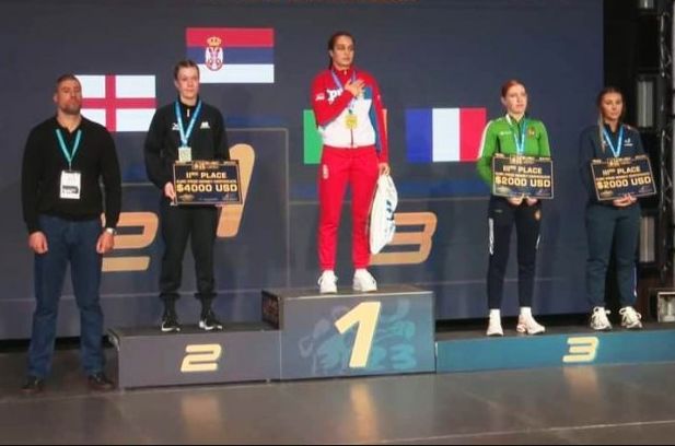 OSVOJILA ZLATNU MEDALJU Sara Ćirković šampionka Evrope u boksu