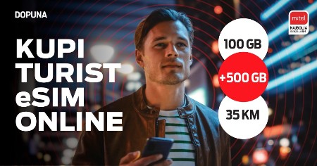 Dolaziš u BiH tokom praznika? Ostani povezan uz m:tel turist eSIM!