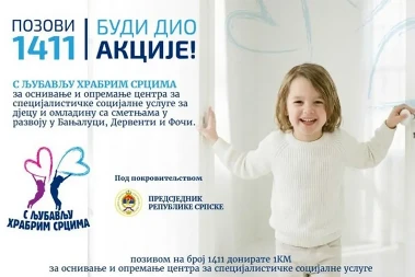 "S ljubavlju hrabrim srcima" - Broj 1411 do sada pozvan 70.291 put