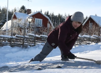 Stara ruska metoda čišćenja tepiha na snijegu: Jednostavna, efikasna i ekološka praksa