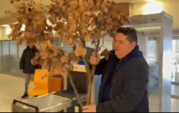 Badnji dan: Stevandić unio badnjak u Narodnu skupštinu Republike Srpske (VIDEO)