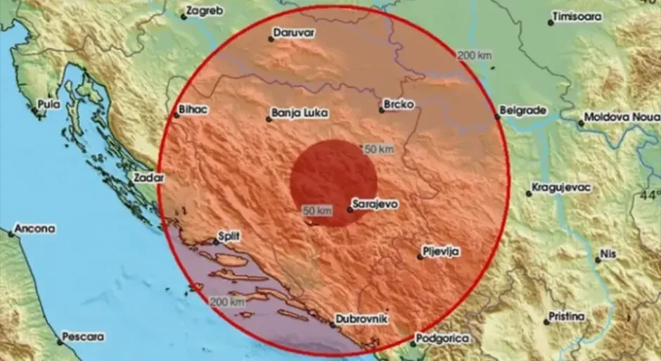 Zemljotres u BiH, evo gdje se zatreslo