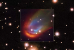 Astronomi zbunjeni neobičnim sjajnim lukom oko mrtve zvijezde