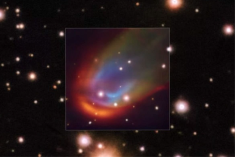 Astronomi zbunjeni neobičnim sjajnim lukom oko mrtve zvijezde