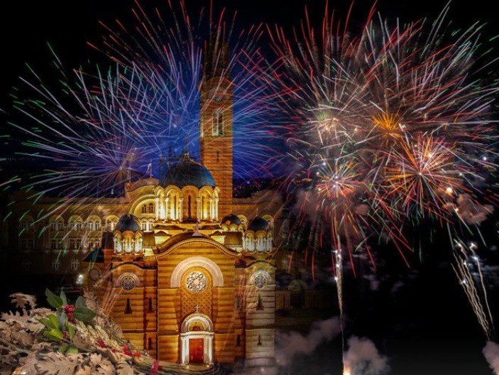 Povodom pravoslavne Nove godine služen moleban u Hramu Hrista Spasitelja u Banjaluci 