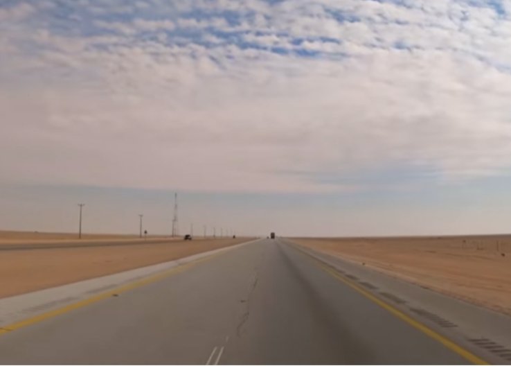 Najdosadniji put na svijetu: 256 kilometara kroz pustinju bez ijedne krivine (VIDEO)