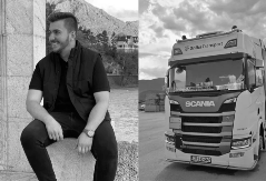 Kamiondžije iz cijele regije opraštaju se od mladog Admira Huremovića