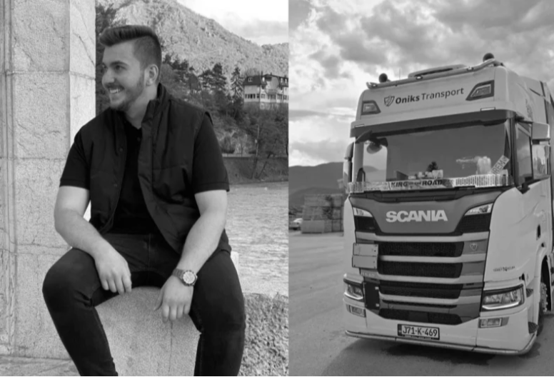 Kamiondžije iz cijele regije opraštaju se od mladog Admira Huremovića