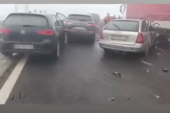 Haos na auto-putu Miloš Veliki: Sudar više vozila, ima povrijeđenih (VIDEO)