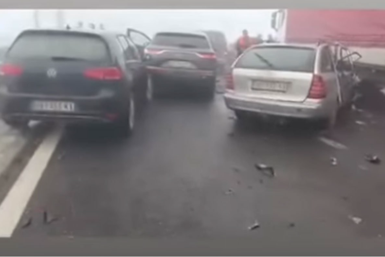 Haos na auto-putu Miloš Veliki: Sudar više vozila, ima povrijeđenih (VIDEO)