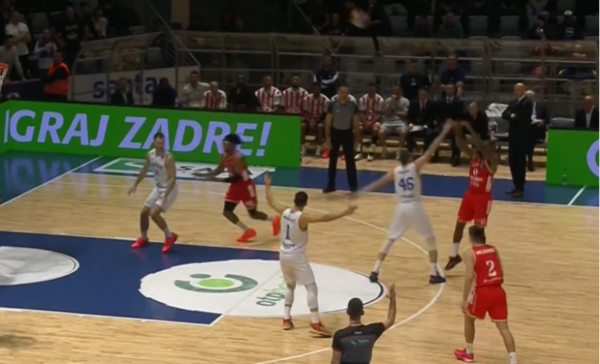 Zvezda rutinski pobijedila Zadar, brine povreda Monekea