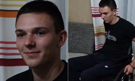 Zalutali metak mu promijenio život: Mladi Nikola ostao paralizovan zbog nečije bahatosti (VIDEO)