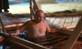 Vladimir Putin u hladnoj vodi povodom Bogojavljenja