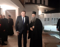 Dodik na slavlju kod patrijarha Porfirija: "Divan trenutak sa dobrim čovjekom"